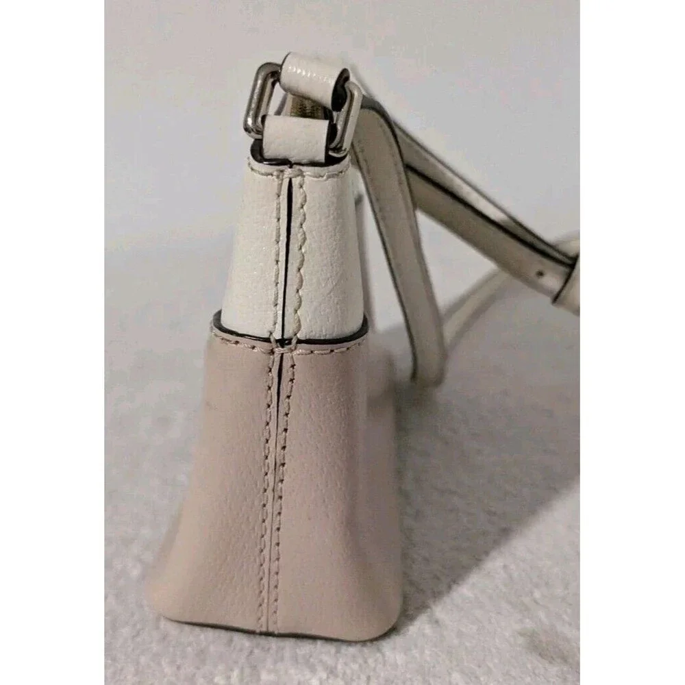 Kate Spade New York Crossbody Grove Street Millie Pebbled Leather Pink White - Picture 4 of 14